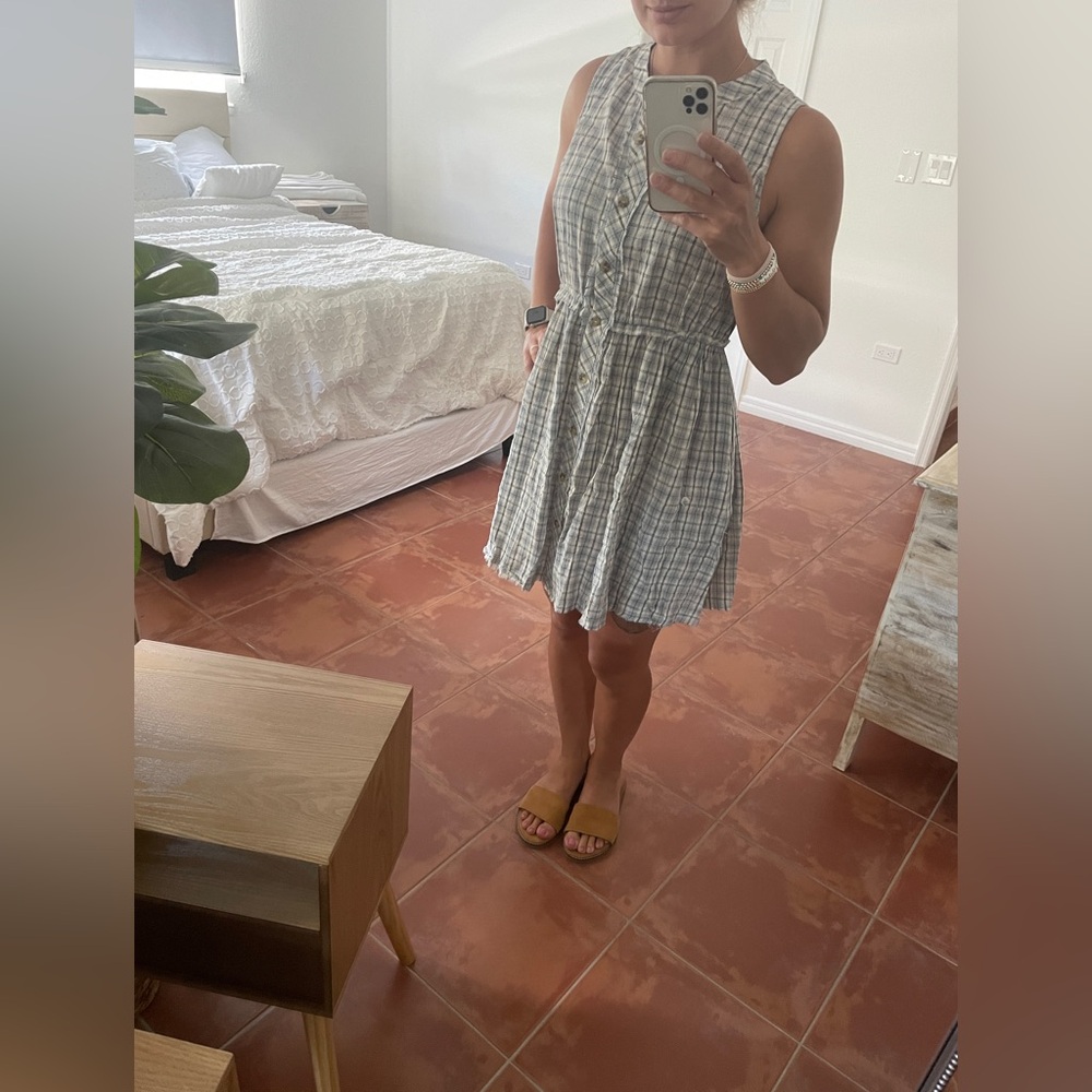 NWT Hem & Thread Plaid Dress